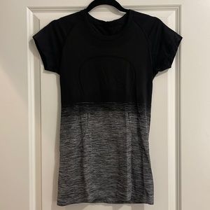 Black Lululemon Short Sleeve Top